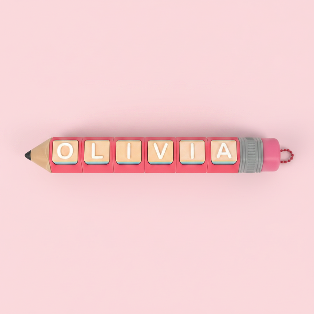Personalized Pencil Clicker Fidget Toy