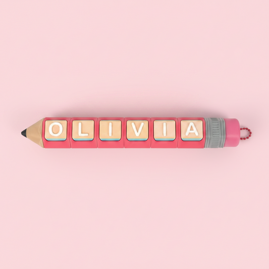 Personalized Pencil Clicker Fidget Toy