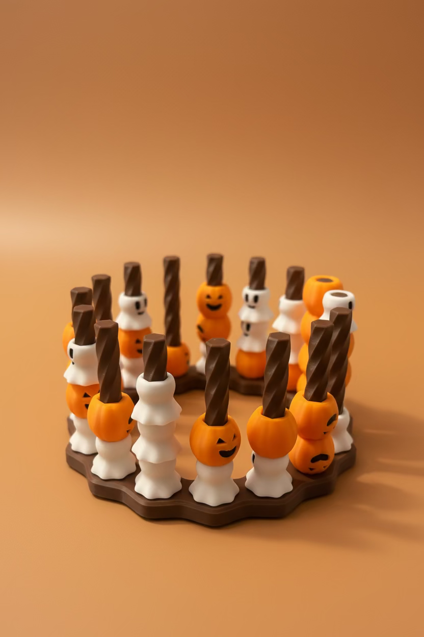 Haunted Twisted 4-in-a-row Game
