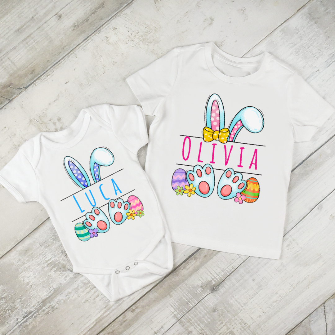 Kids’ Personalized Easter Bunny Tees