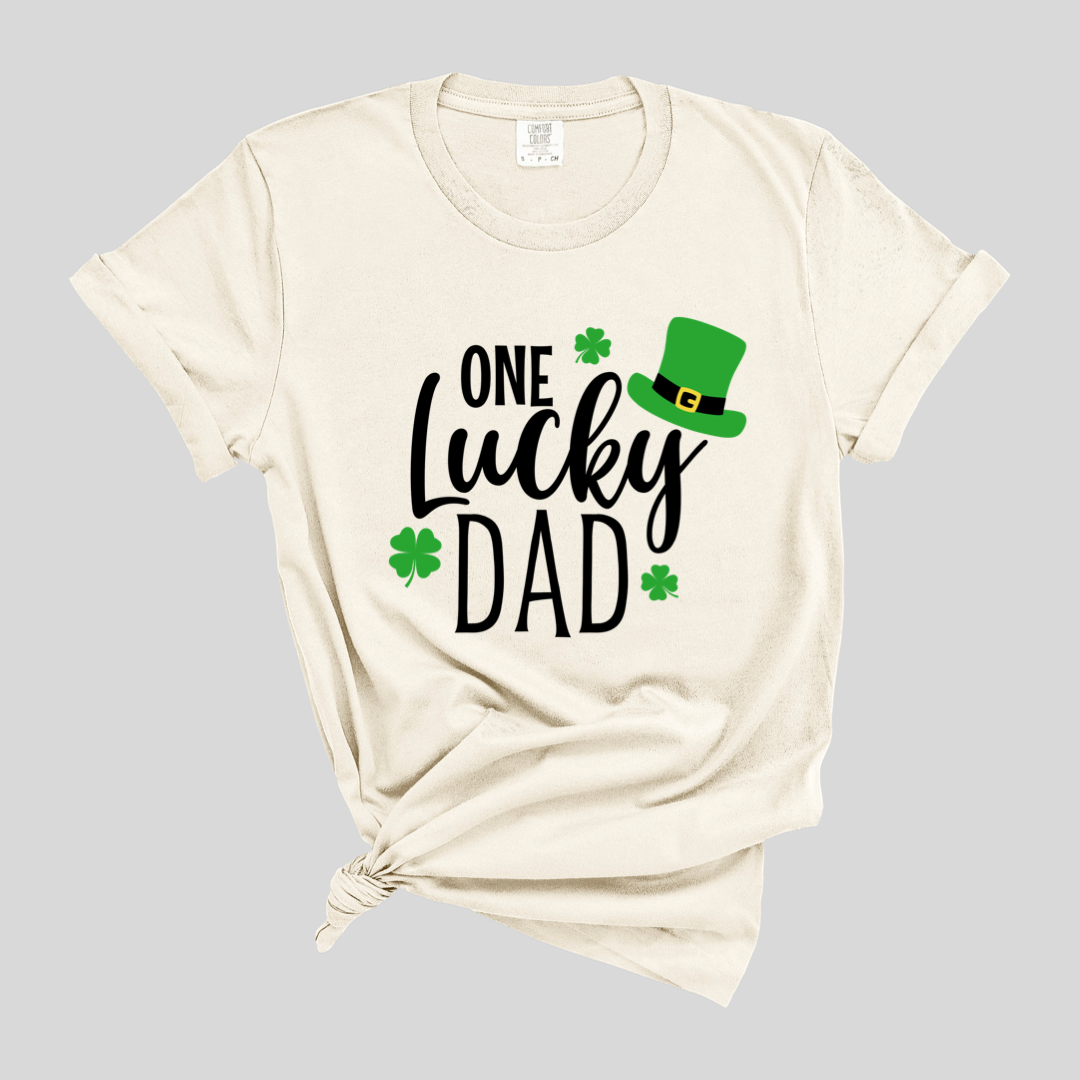 One Lucky Dad Tee