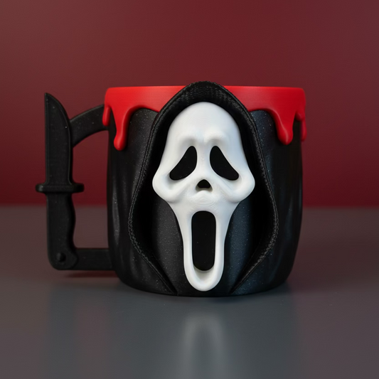 Ghostface Ice Cream Pint Holder with Spoon Slots
