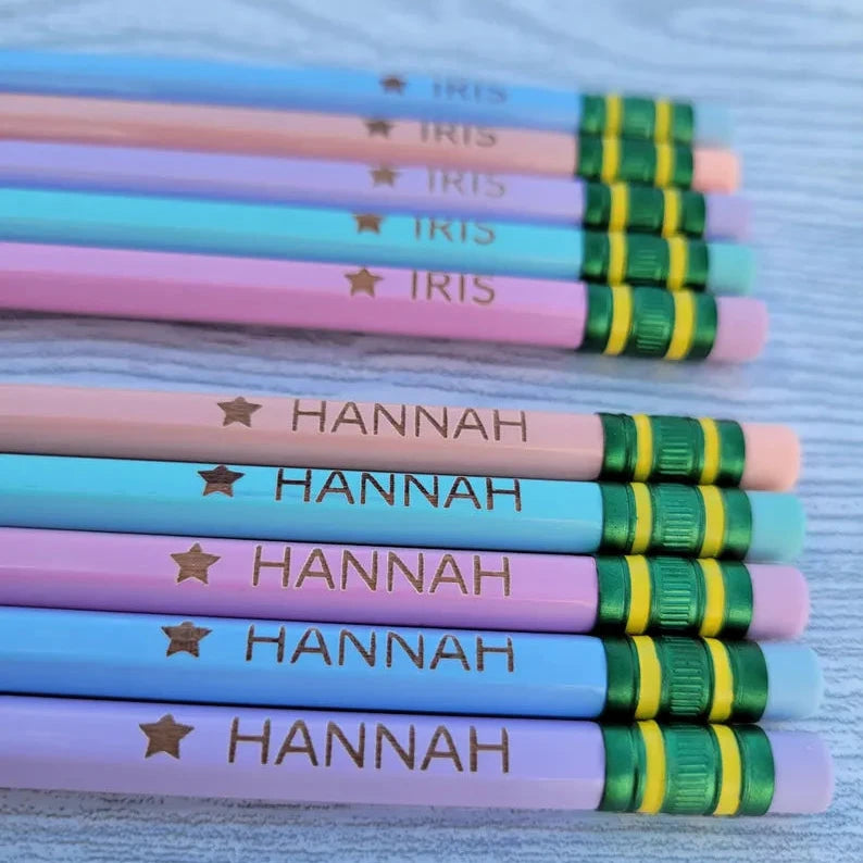 Engraved Personalized Pencils
