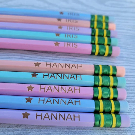 Engraved Personalized Pencils