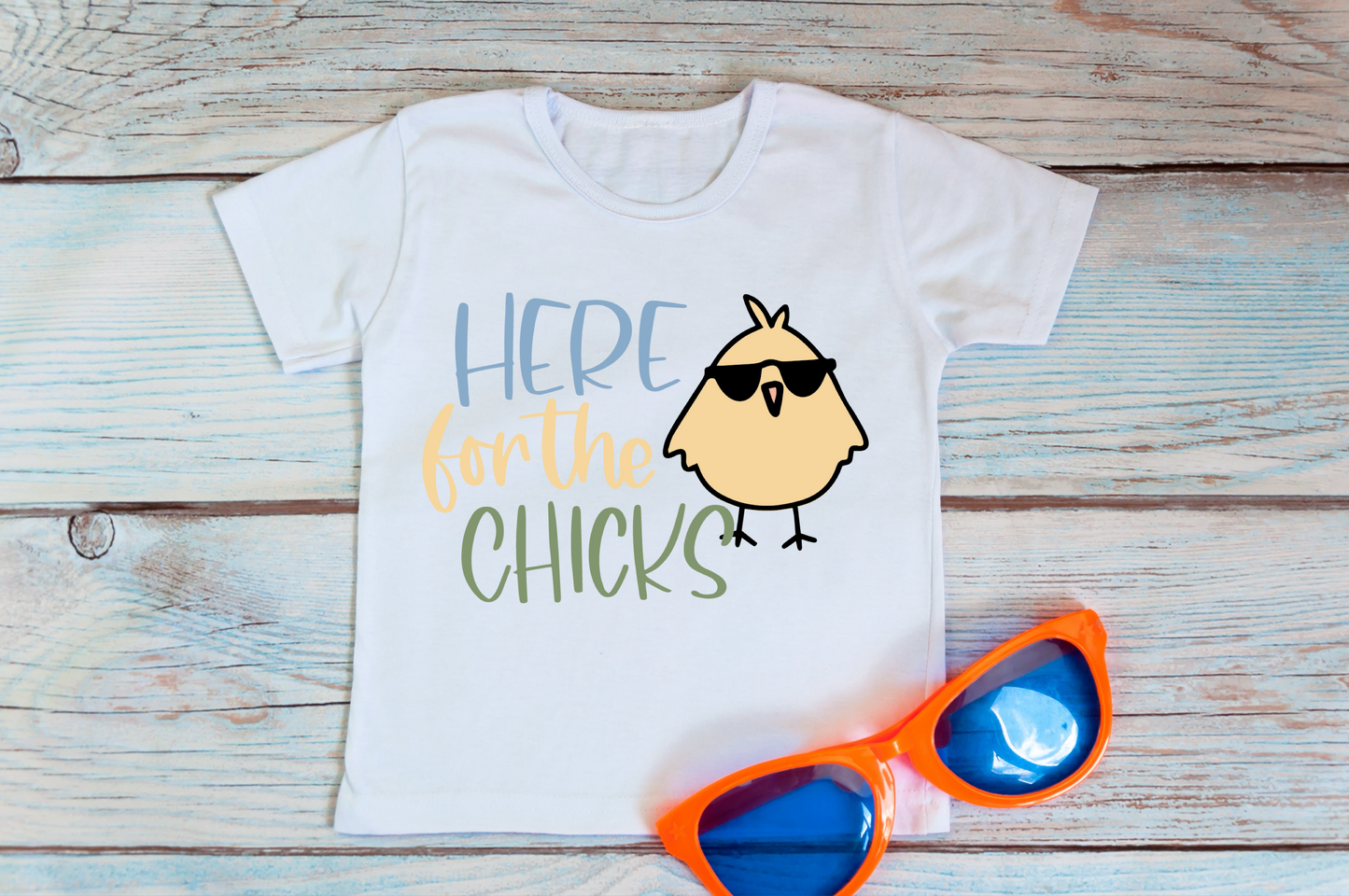 Here For the Chicks Kids’ Tee