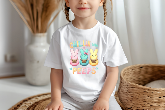 Chillin’ With My Peeps Bunnies Kids’ Tee