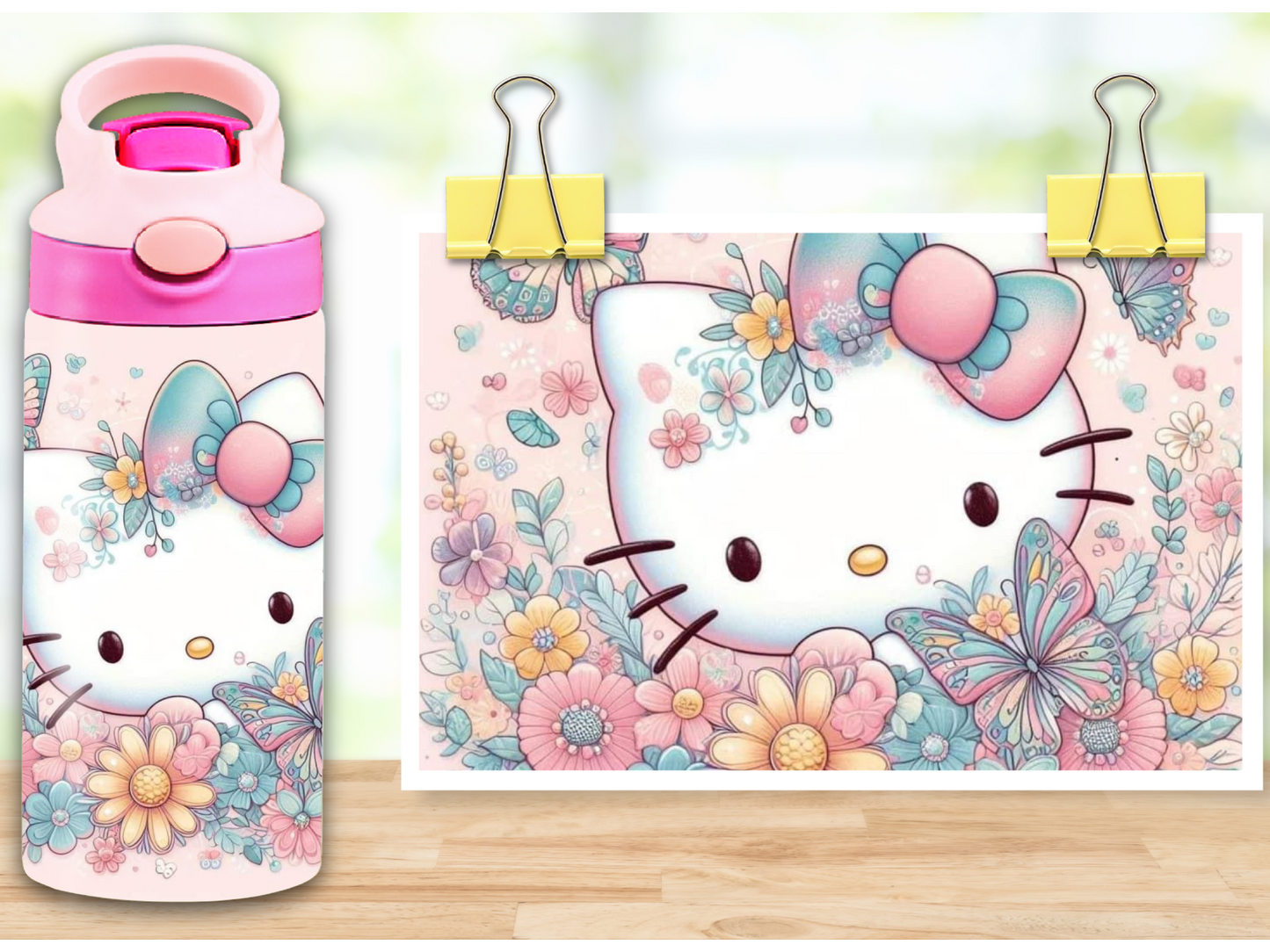 Floral Hello Kitty Kids’ Tumbler - 12oz