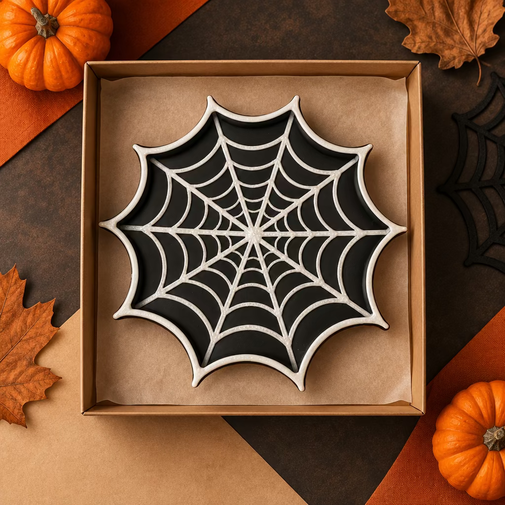 Spider Web Trinket Tray - Glow in the Dark