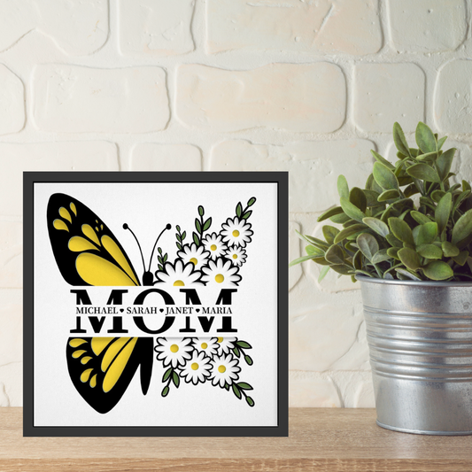 Personalized Mom Shadow Box