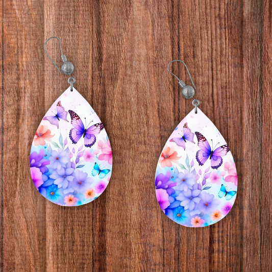 Colorful Butterfly Earrings