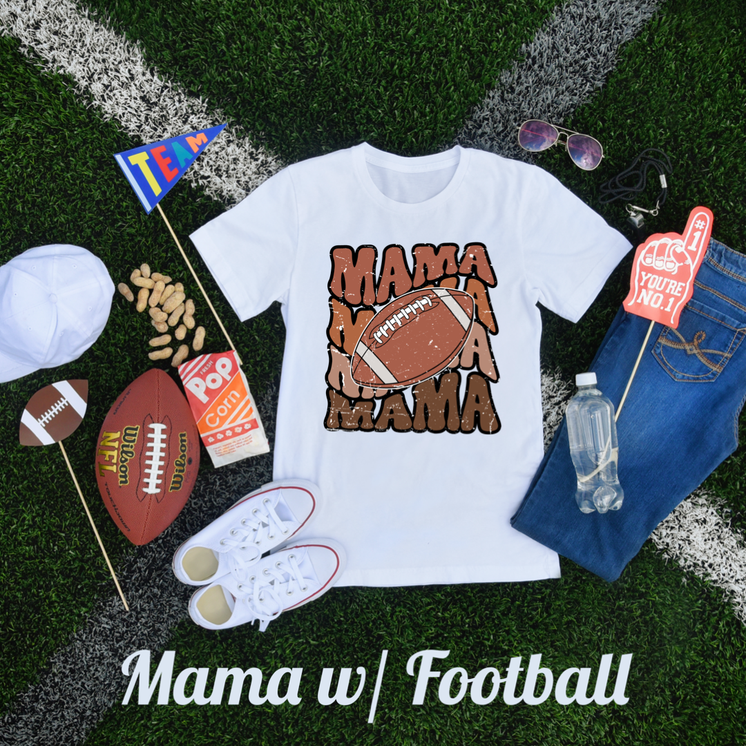 Football Mama Tee (5 Designs)