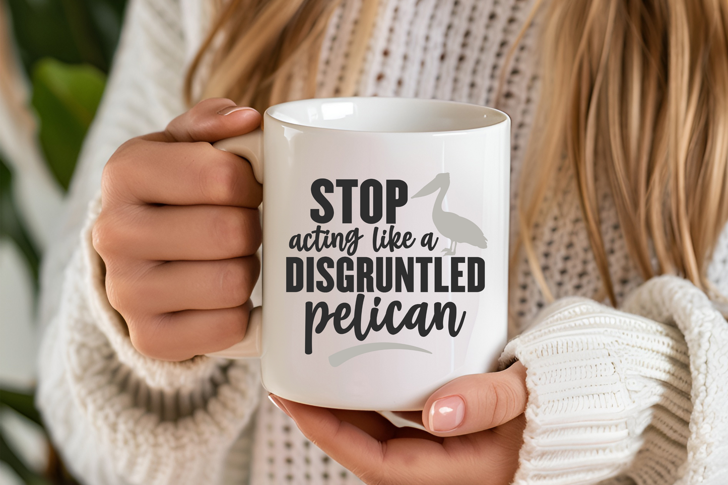 Schitt’s Creek Inspired Stop Acting Like A Disgruntled Pelican Mug - 12oz