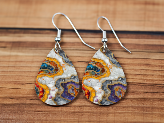 Gemstone Inspired Layer Earrings