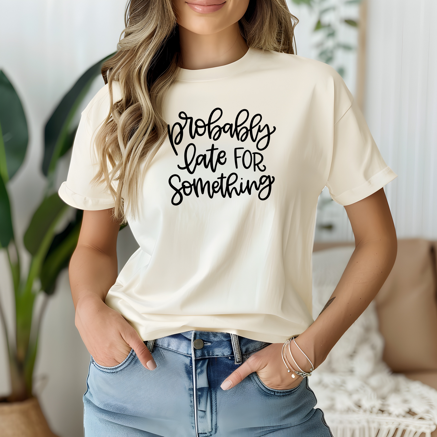 Probably Late For Something Tee