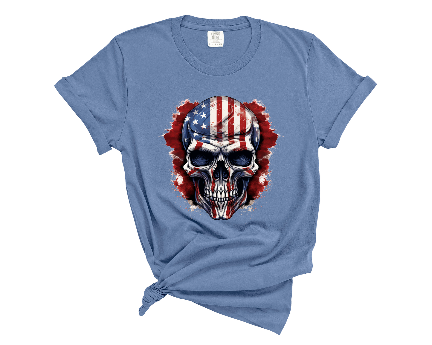 Patriotic Skull Tee