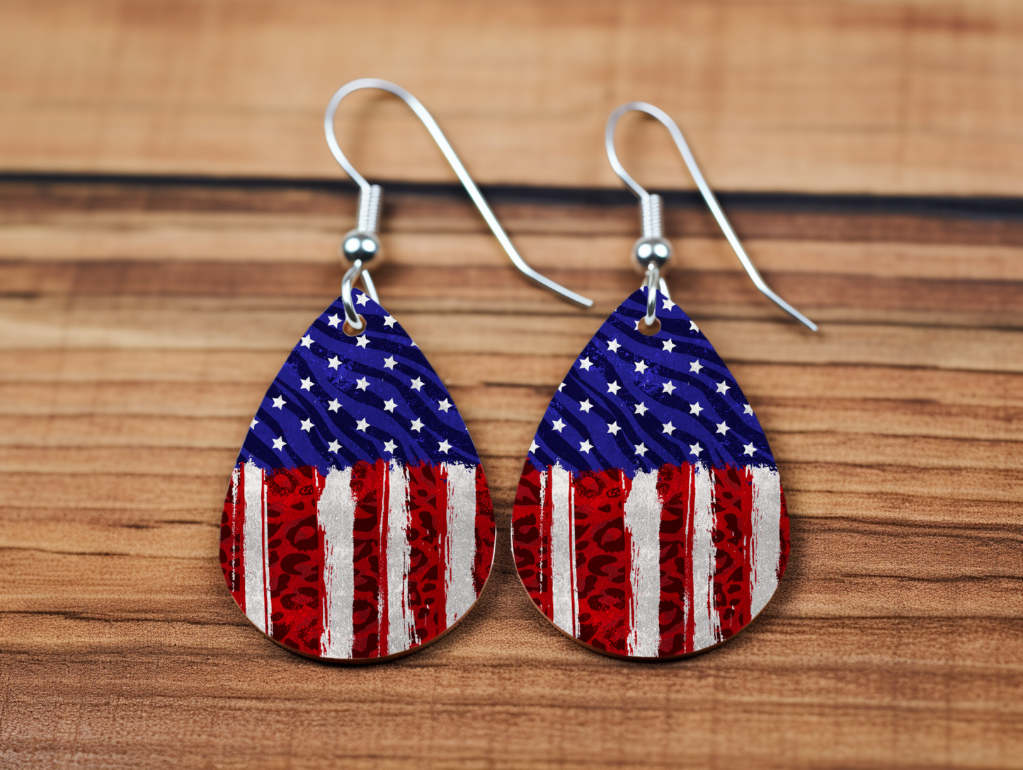 Patriotic & Leopard Earrings