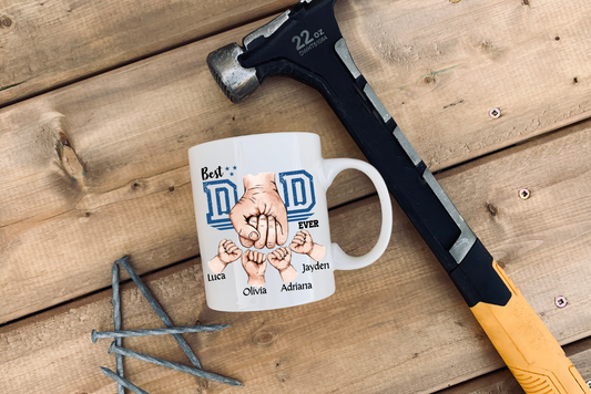 Best Dad Ever Personalized Mug- 15oz