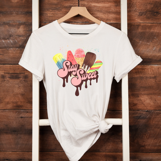 Stay Sweet Ice Cream Tee