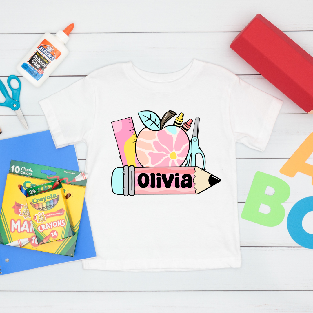 Kids’ Back to School Personalized Tee