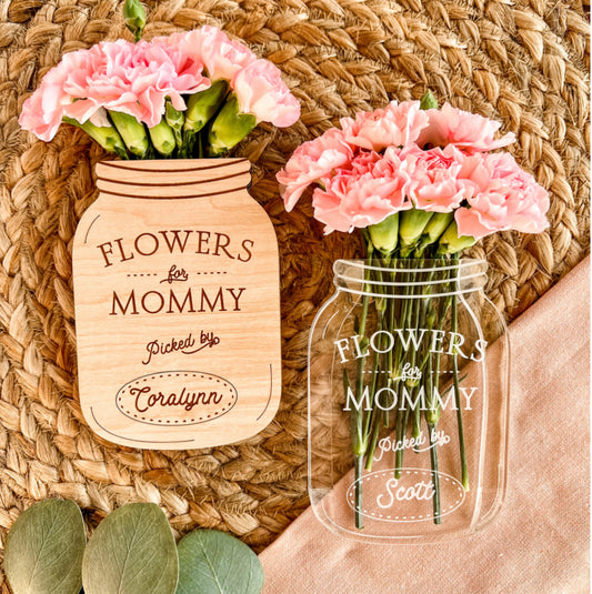 Flowers for Mom | Fridge Magnet Flower Holder